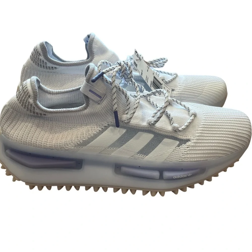 Adidas NMD S1 Originals‎ Cloud White Light Purple Mens Sneakers HP5522 Size 13